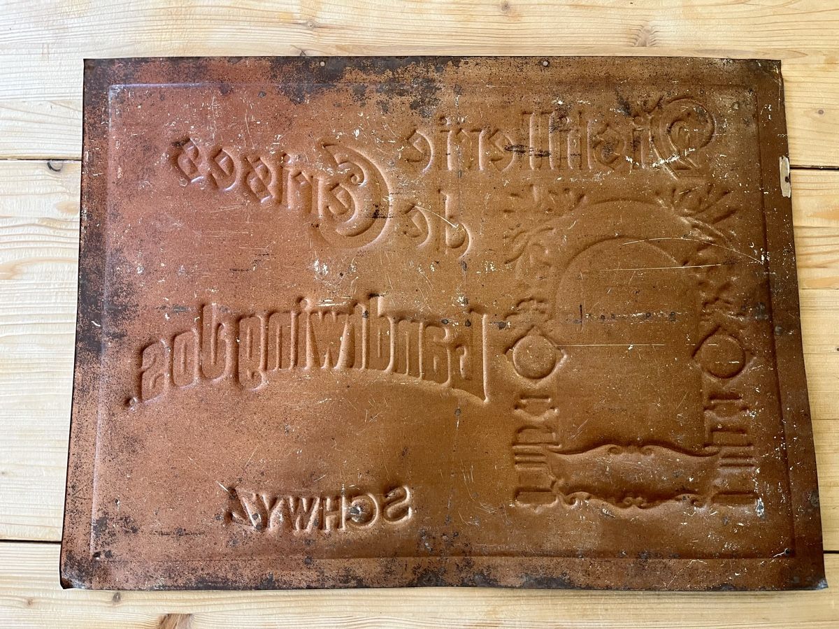 Schilder: Alte Blechschild Kirschwasser Landtwig Jos – Gebraucht aus Ottikon von san_w99n 2