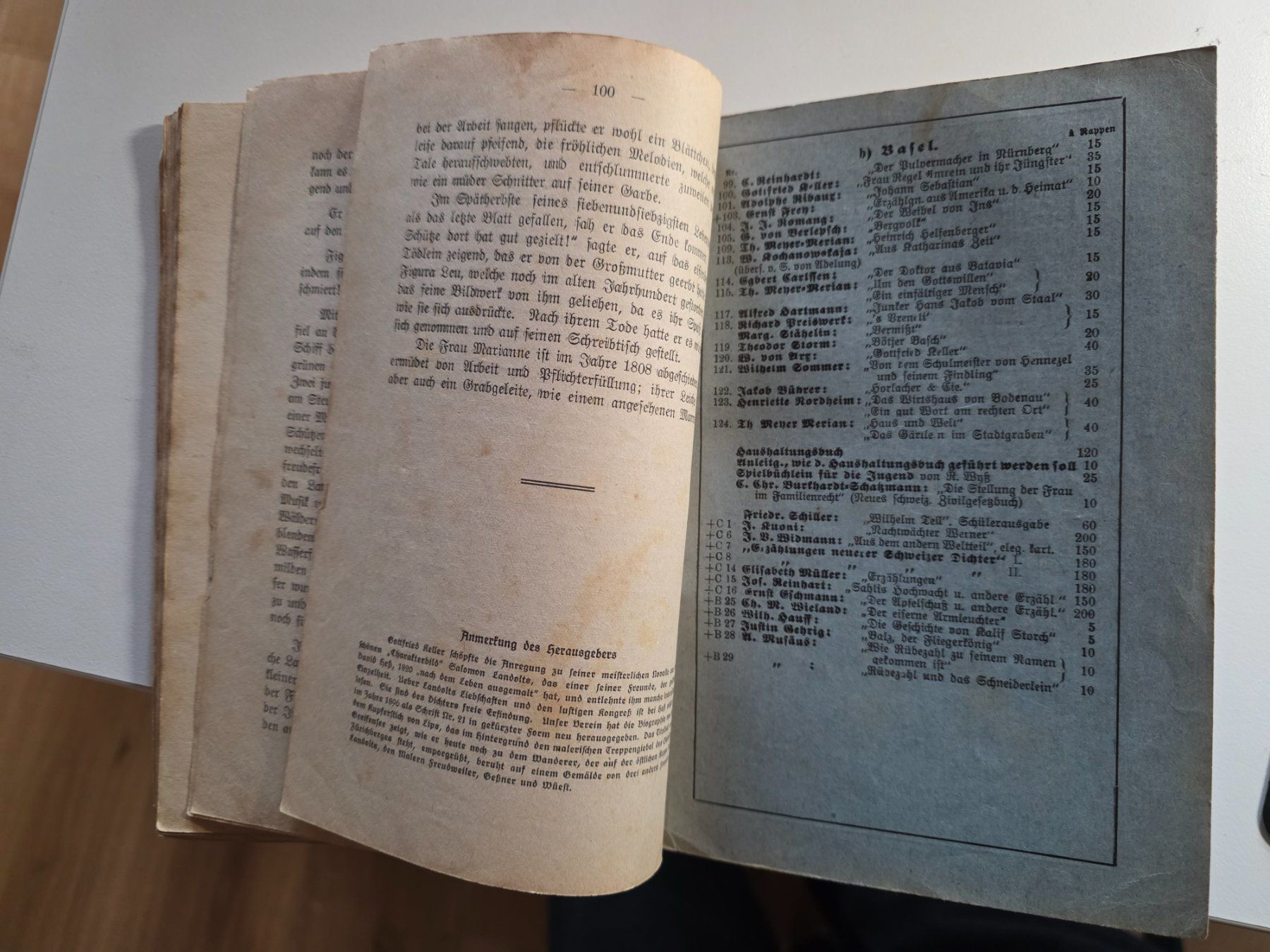 Libri: Der Landvogt von Greifensee - Gottfried Keller - 1920 – Usato da Walterswil BE venduto da Lonitti 7