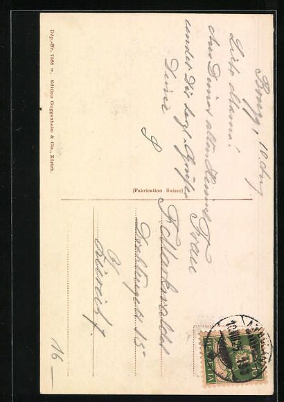 Cartoline postali: AK Brugg, Schwarzer Turm – Usato da Berlin venduto da bartko-reher 1