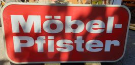 Leuchtreklame Werbung Möbel Pfister