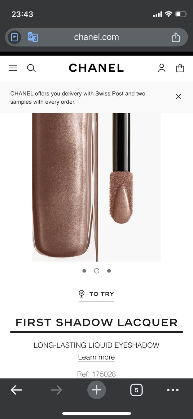 Chanel Make-up: Chanel Ombre Premiere Laque, 28 Desert Wind – Usato da Wohlen AG venduto da kissne4 8