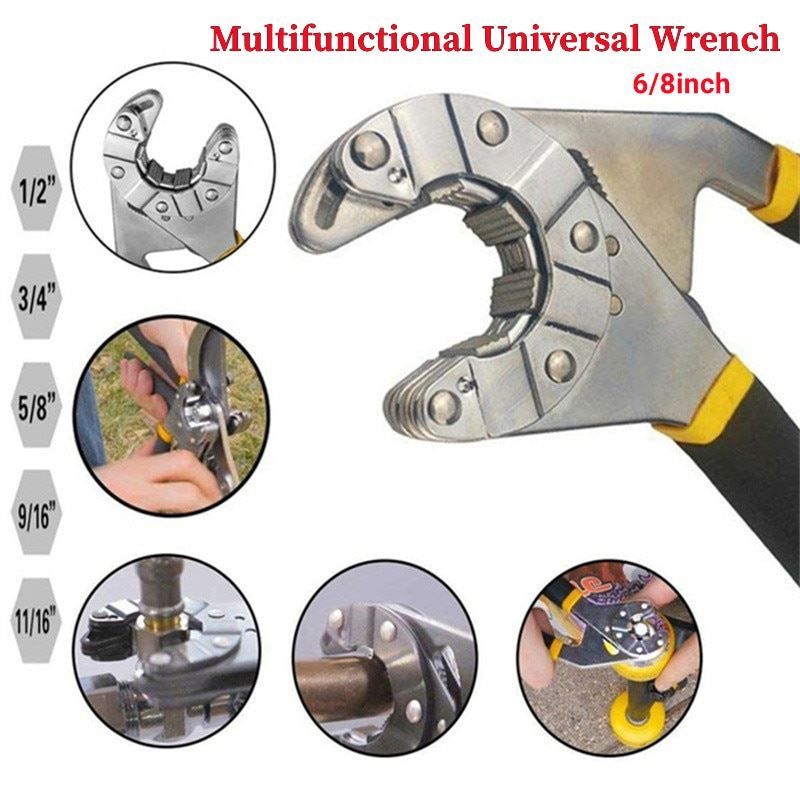 Tutti gli attrezzi: Clé universelle multifonction Multifunktionaler Universalsch – Nuovo e nell'imballaggio originale da Delemont venduto da Superchoice 1