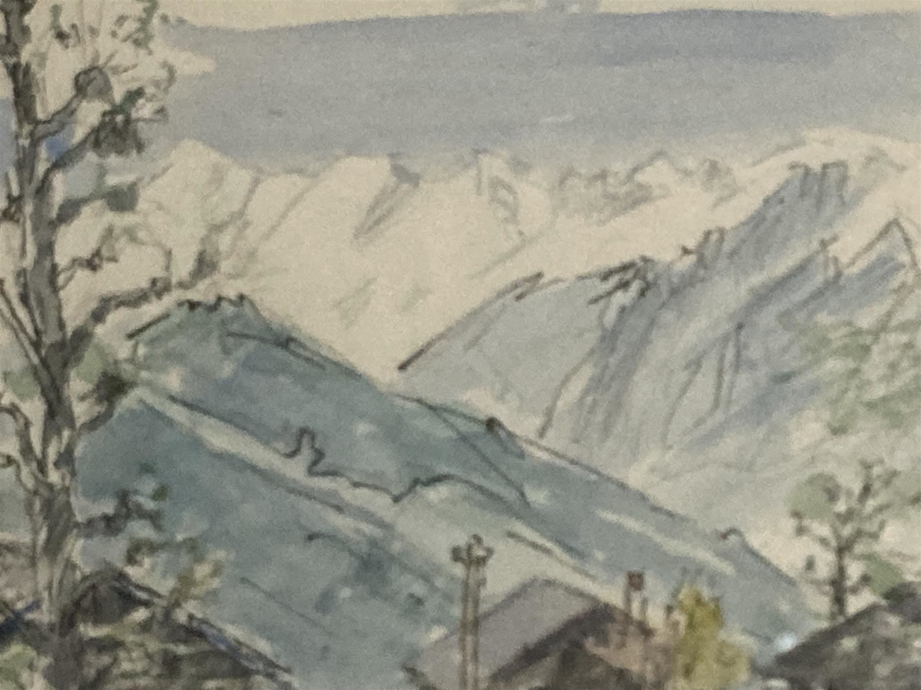 Dipinti: SCHELLHAMMER Carl Bergdorf im Frühling – Usato da Bern venduto da Jwpm66 2