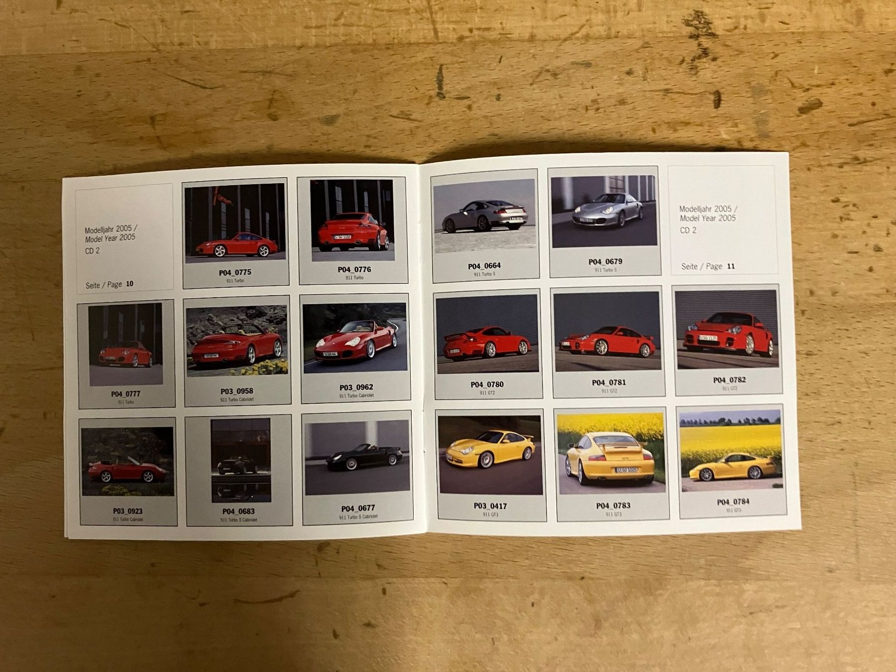 CD: CD Presse-Information PORSCHE modèles année 2005 – Nuovo (secondo la descrizione) da Cortaillod venduto da car_f6v6 8