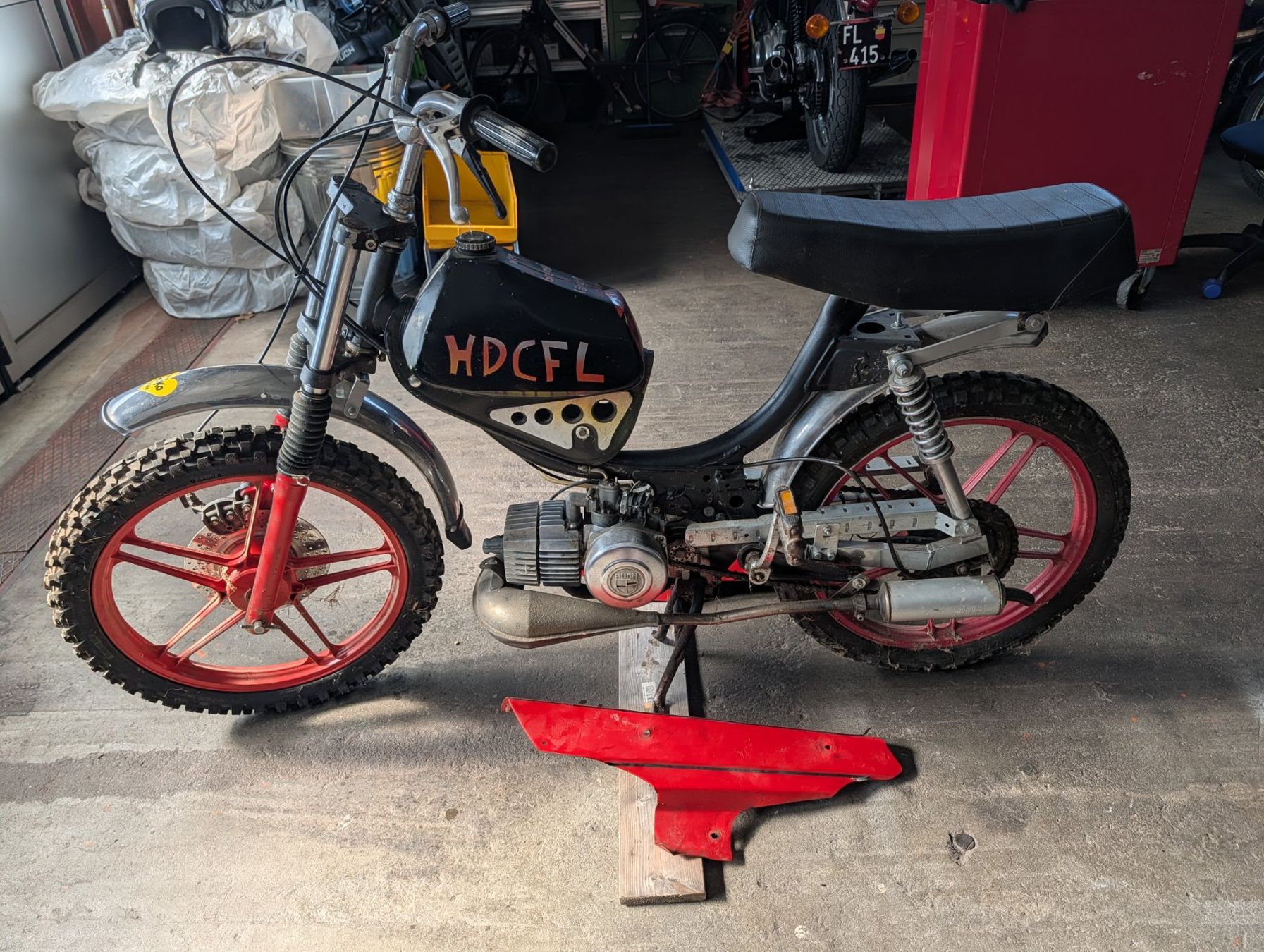 Alpa Cyclomoteurs: Moped ALPA BORA mit orginal Scheibenbremse – D'occasion à Ruggell par Didib 1