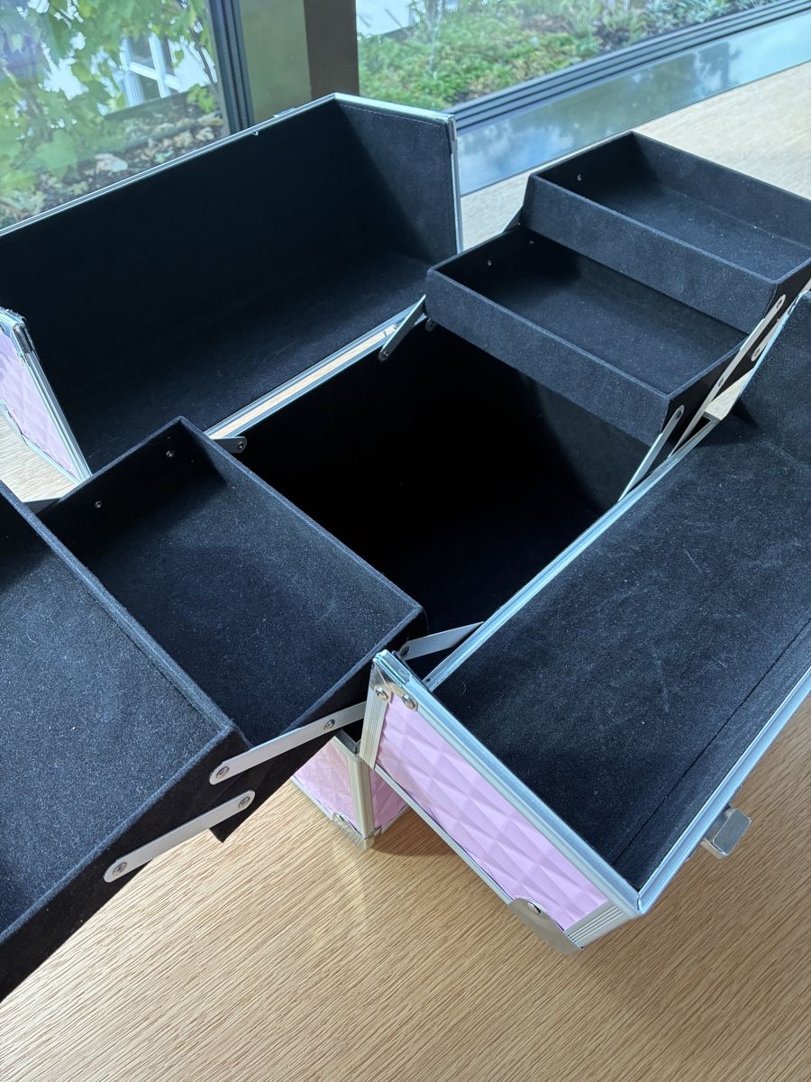 Valigie: Kosmetikkoffer rosa – Usato da Basel venduto da schlaura 3