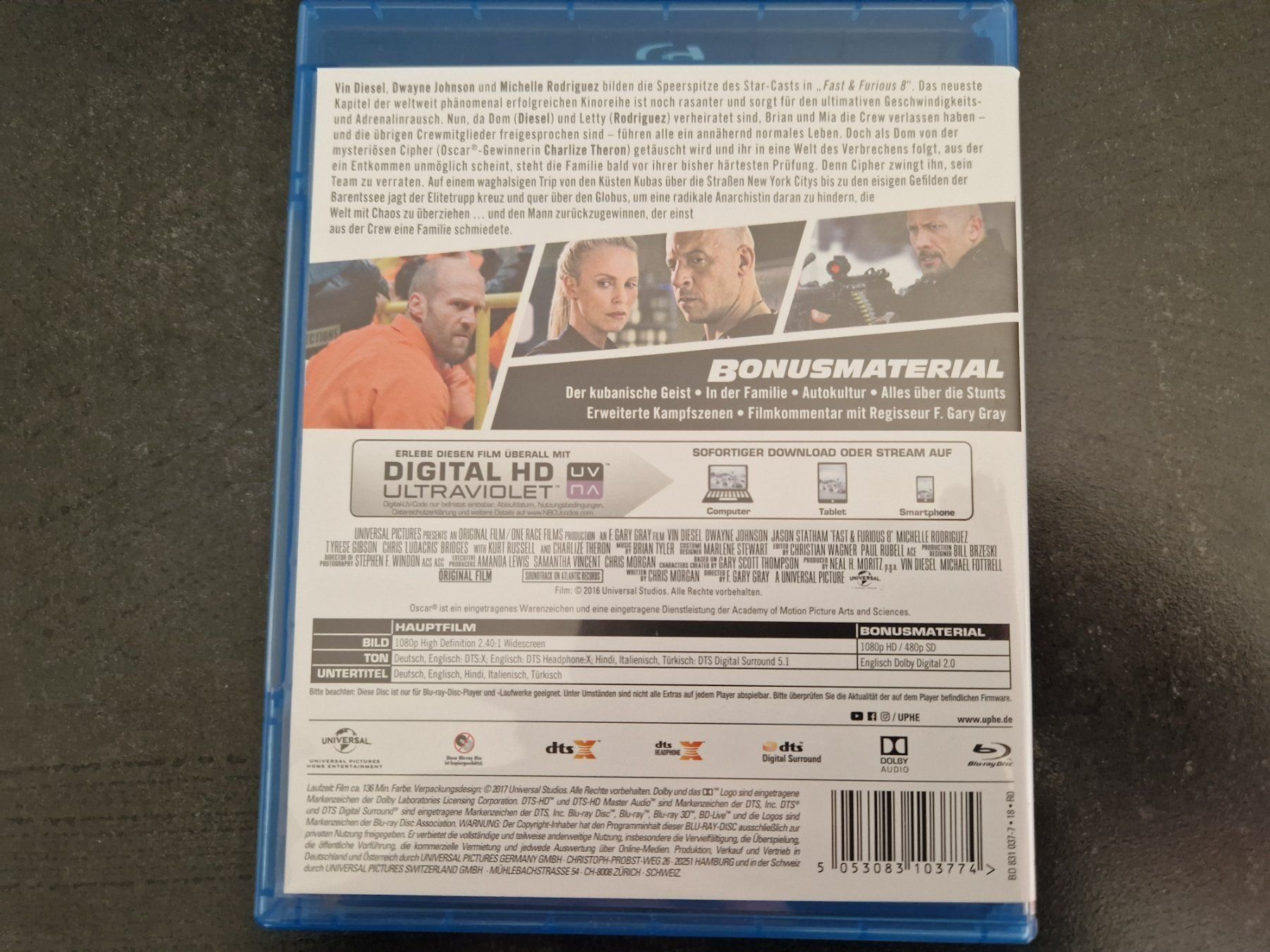 Tutti i DVDs: Blu-ray Fast & Furious 8 gute Zustand – Nuovo e nell'imballaggio originale da Biberist venduto da DerRegenbogenfisch 1