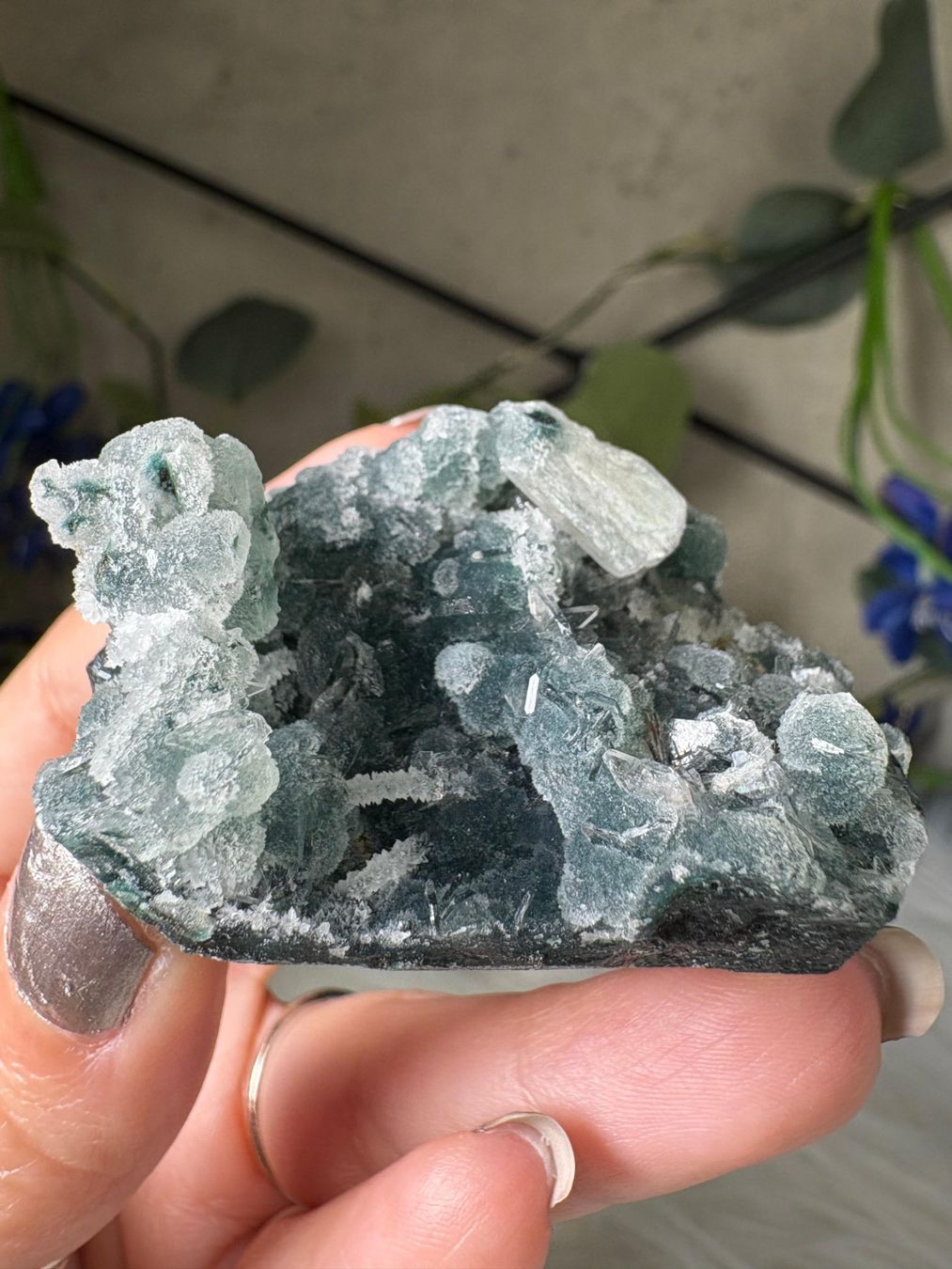 Minerali & Pietre curative: Chalcedon-Stalaktit mit Heulandit – Nuovo e nell'imballaggio originale da Neuheim venduto da m.hald 5