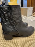 Schwarze Matissa Lederstiefel, Gr. 41- Top Herbst-Look!