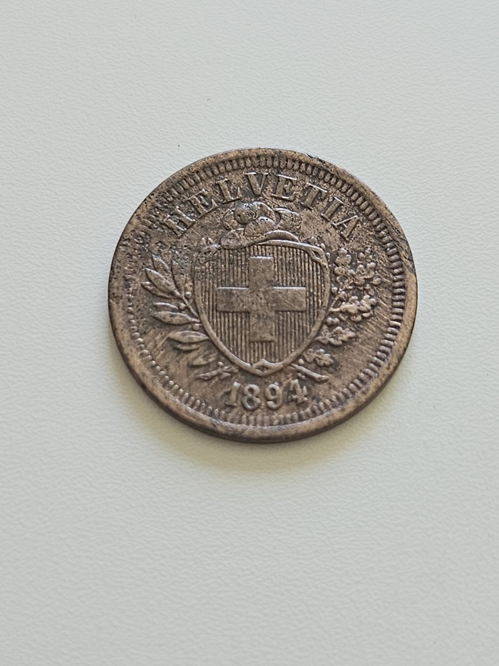 Tutti le monete: 1 Rappen 1894 – Usato da Pfäffikon ZH venduto da Melibol