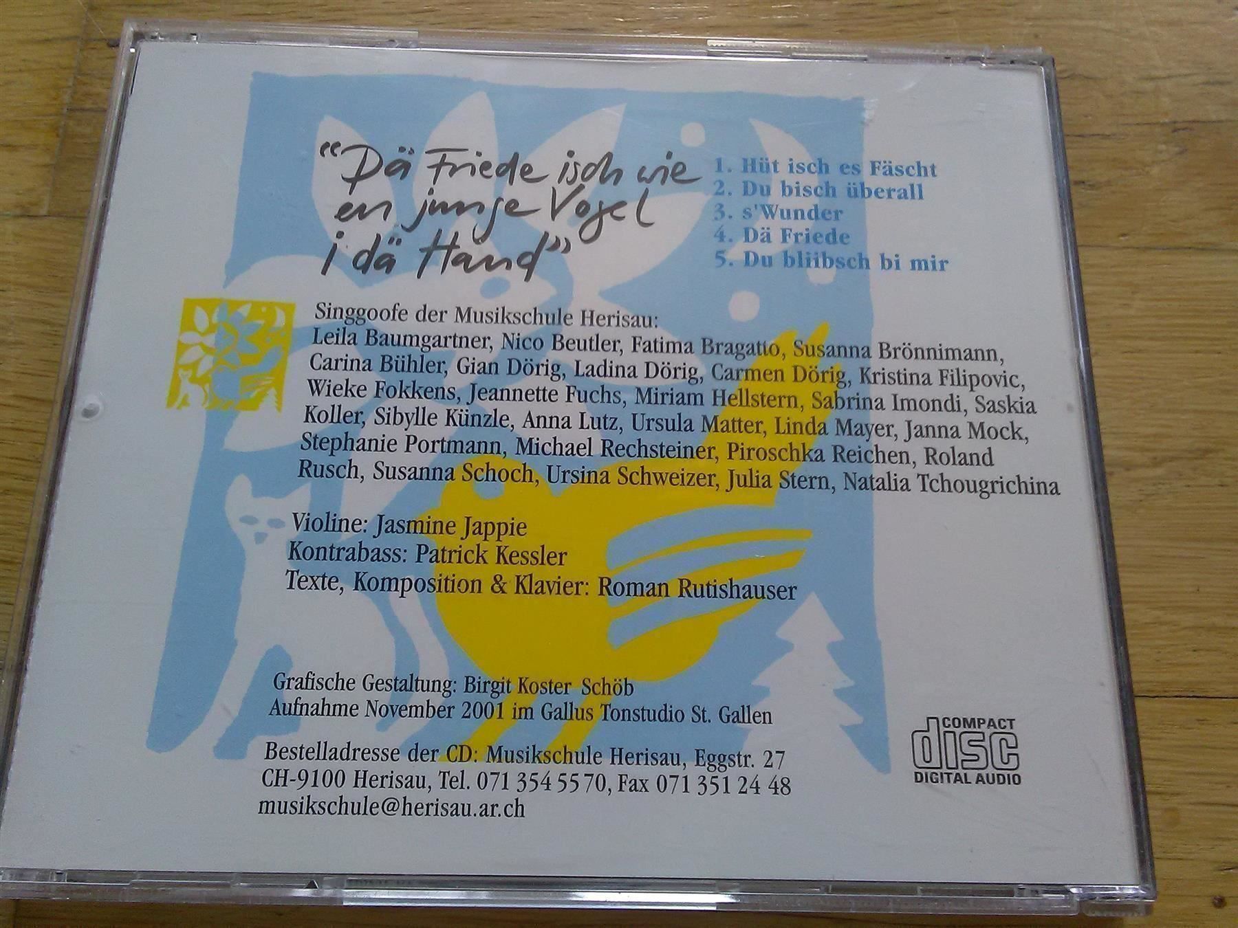 CD: Kindermesse von Roman Rutishauser – Usato da St. Gallen venduto da elk2020 3