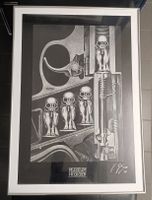 H.R.Giger, Affiche signée de la main de l'artiste