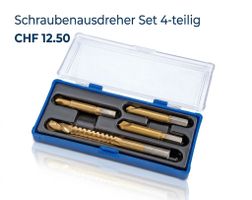 Schraubenausdreher Set 4-teilig NEU & OVP
