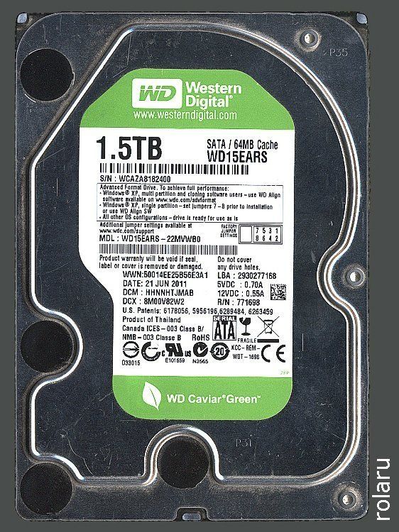 Western Digital Dischi rigidi: 1.5TB WD15EARS - neuwertig – Usato da Baden venduto da Rolaru