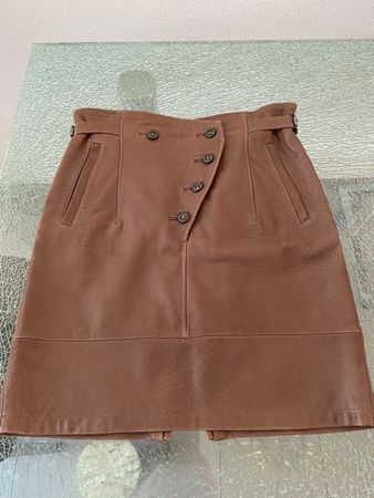 Sportmax Code Lederrock, Grösse 36, Reissverschluss Detail