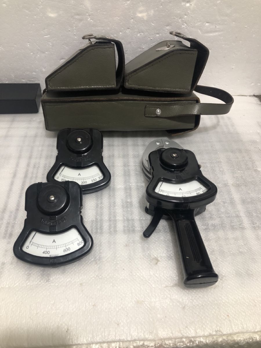 Misurare: Vintage Tong-Test  Amperemeter Set  0-800A – Usato da Biel-Bienne venduto da alos07