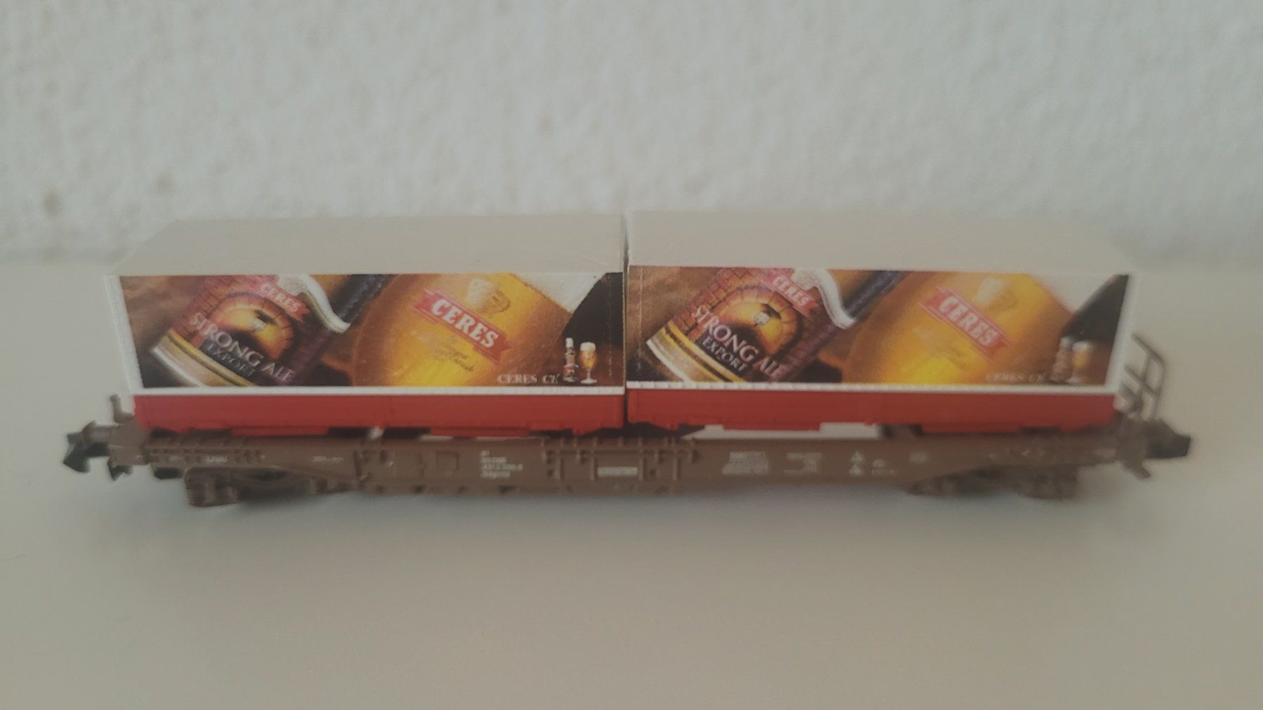 Roco Modellini di ferrovie: Taschenwagen DSB / Ceres Bier – Usato da Wittenbach venduto da Hase113 1