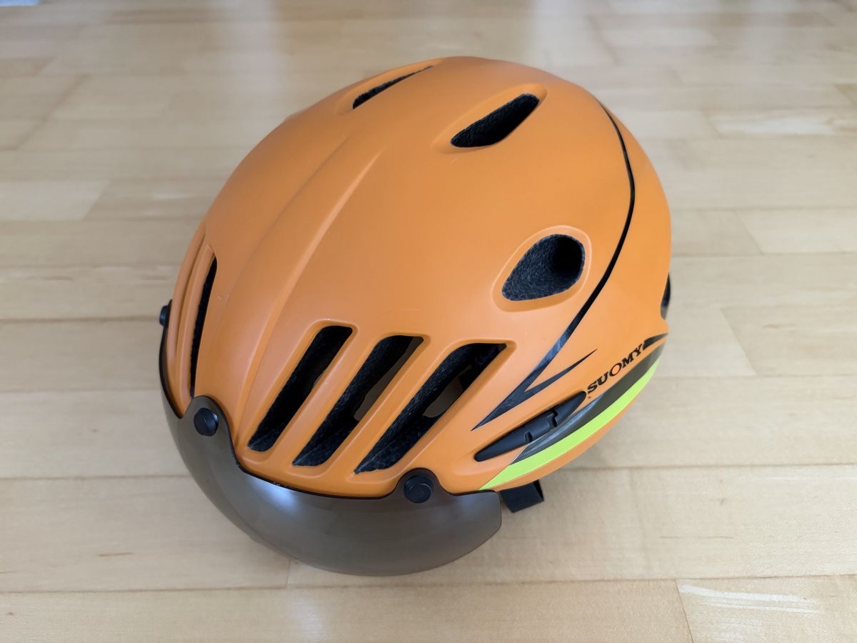 Suomy Caschi: Suomy Vision Helm mit abnehmbarem Visier – Usato da Bad Ragaz venduto da Fugu1971