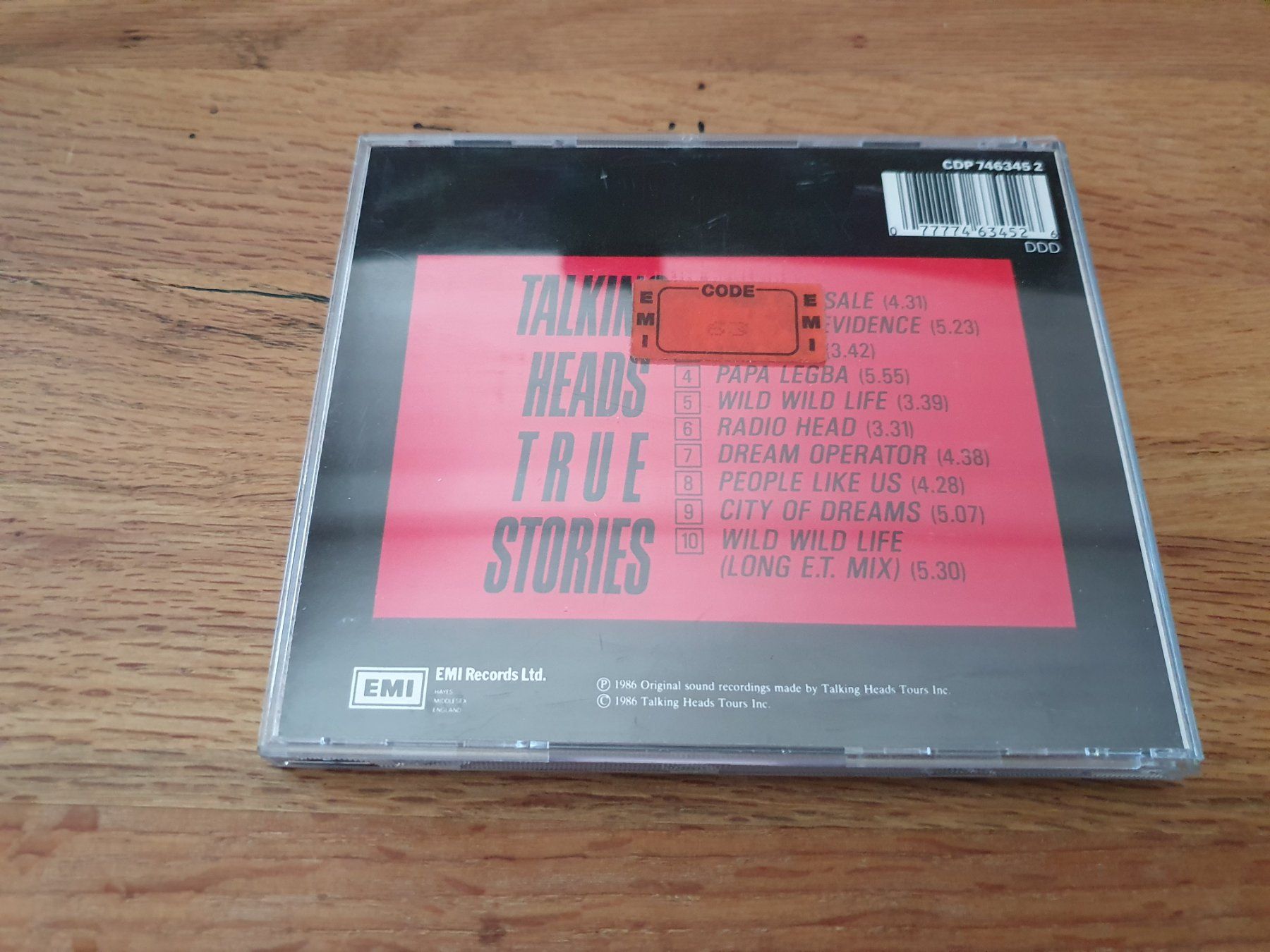 CD: Talking Heads - True Stories - CD – Usato da Auenstein venduto da Trilos 1