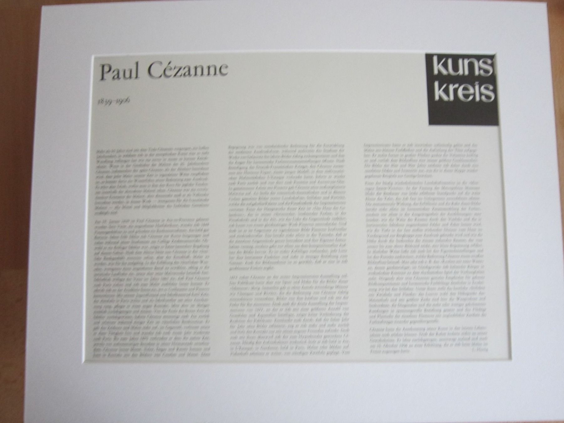 Foto & Immagini: 5 x Paul Cézanne 1839 - 1906 – Nuovo (secondo la descrizione) da Oberwil BL venduto da Kompa 5