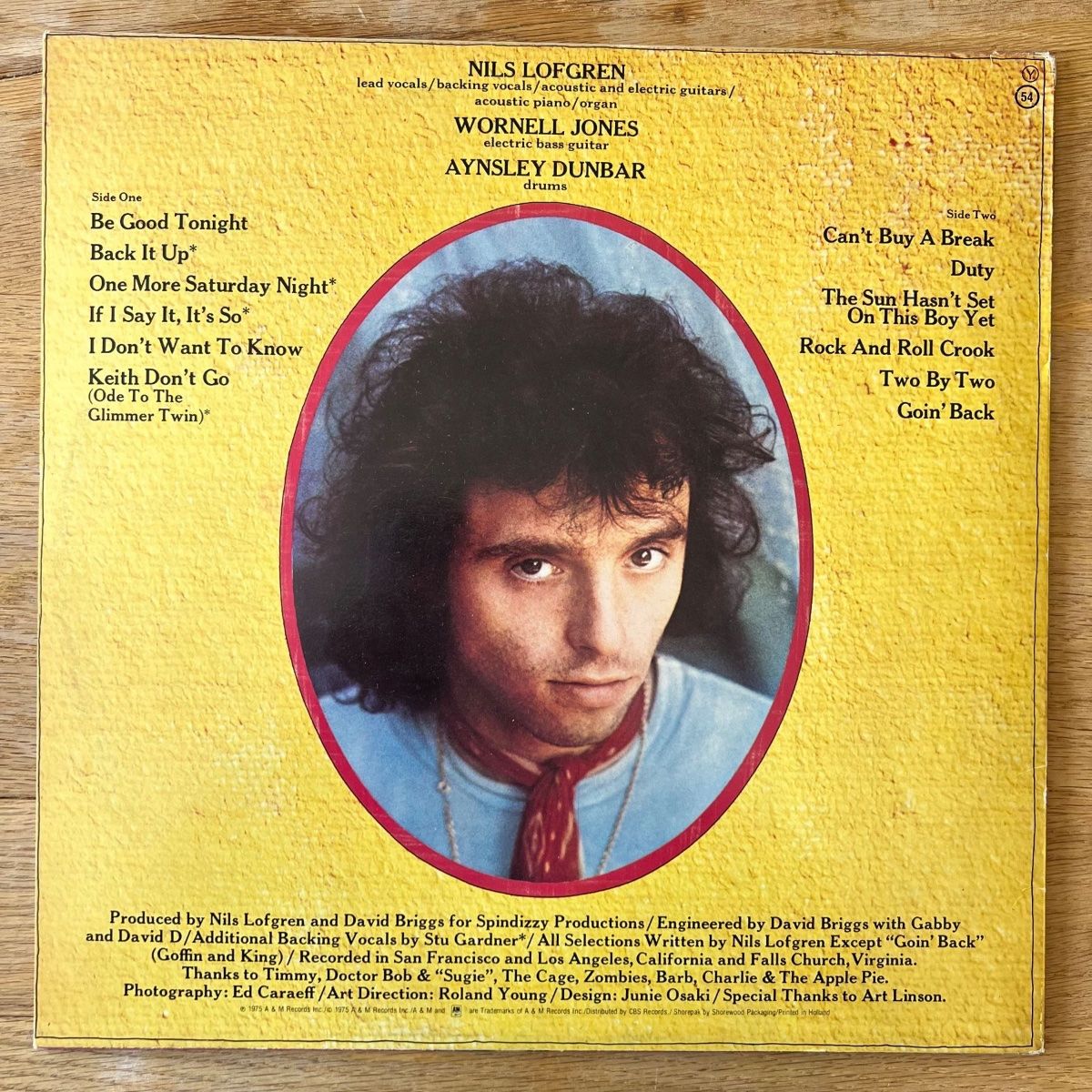 Vinyles: Nils Lofgren - Same / 1. NL-Press. 1975 - Very nice – D'occasion à Gais par soundcave57 1