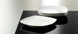BISTRO SQUARE WH 4 Stk. Teller 22 cm Lunch