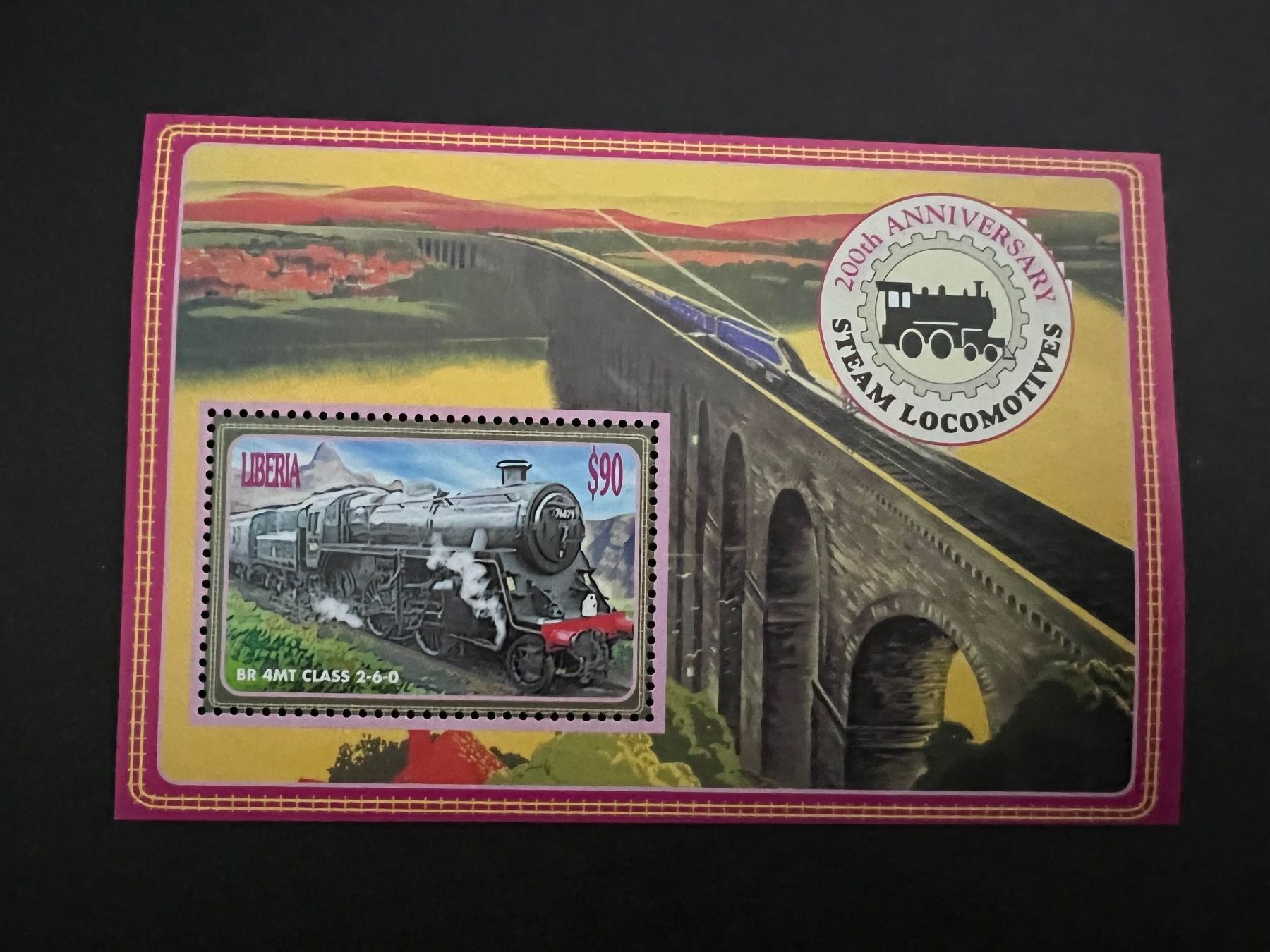 Alle Briefmarken: Liberia Eisenbahn Block  **  Luxus   (B774) – Gebraucht aus Hinwil von Sidi4