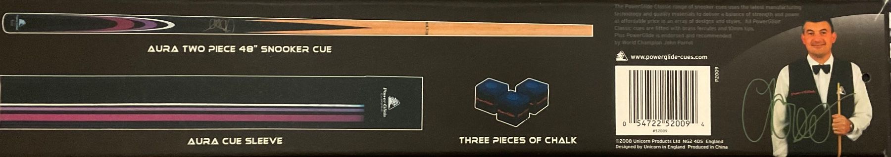 Tavoli da biliardo: PowerGlide AURA 48“ Billard Pool/Snooker Queue – Nuovo e nell'imballaggio originale da Richterswil venduto da parcour 1