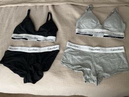 Calvin Klein Still-Set, Gr. L, Top und Shorts