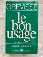Wörterbuch le bon usage/ Grevisse