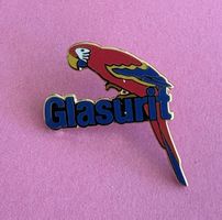 Pin Glasurit Papagei /Anstecker - Sammlerstück Rarität!