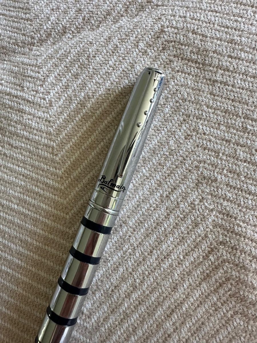 Balmain Penna & Evidenziatori: Balmain Stylish Pen, Silver Tone, Excellent Condition – Usato da Zürich venduto da mhm_6rhw 1