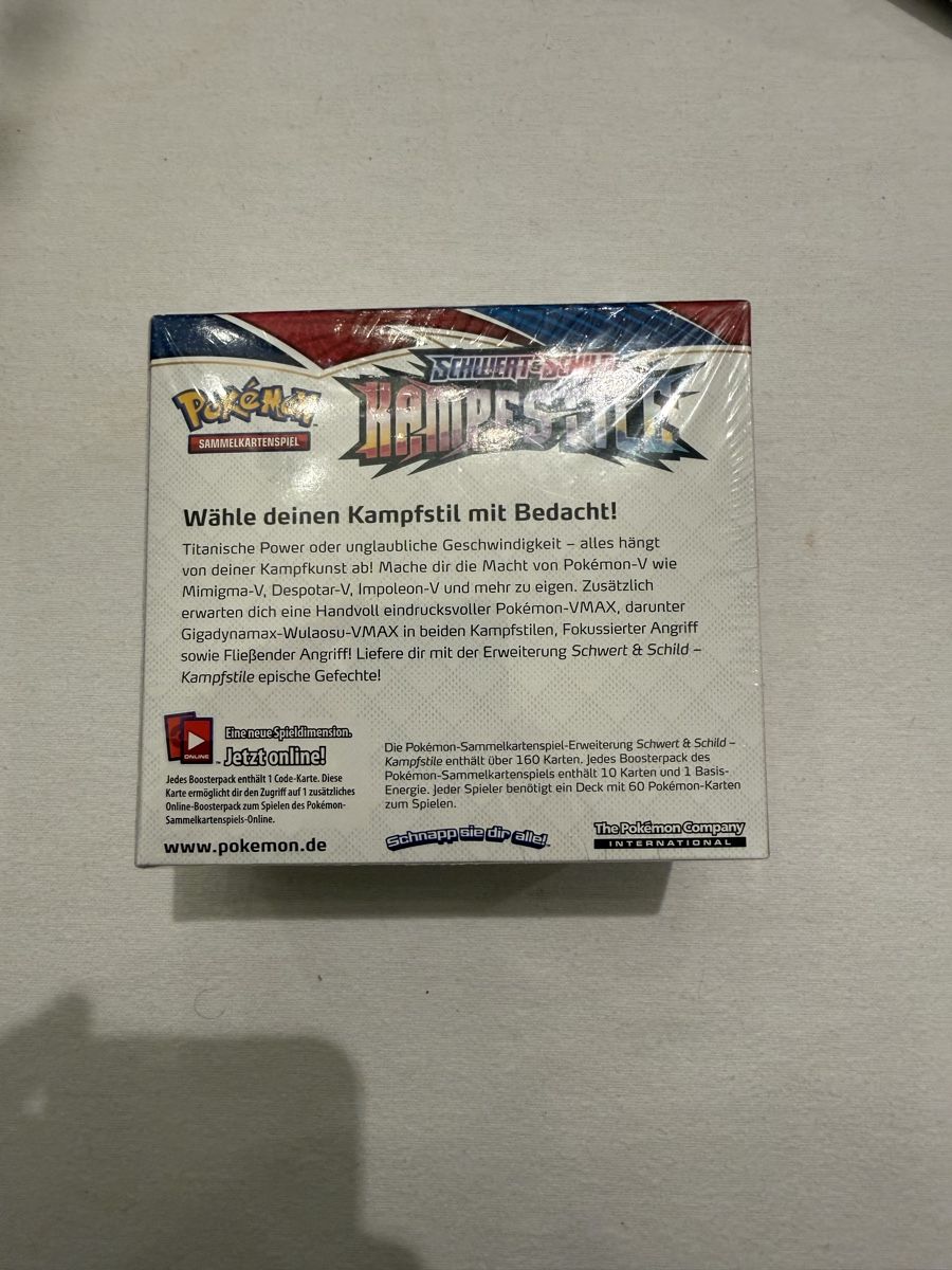 Pokémon Sammelbilder & Trading cards: Pokemon Display Kampfstile – Neu und originalverpackt aus eglisau von schmied1992 2