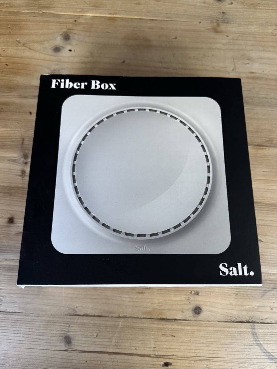 Salt Modem & Router: Salt Fiber Box – Usato da Ependes FR venduto da wikileeks