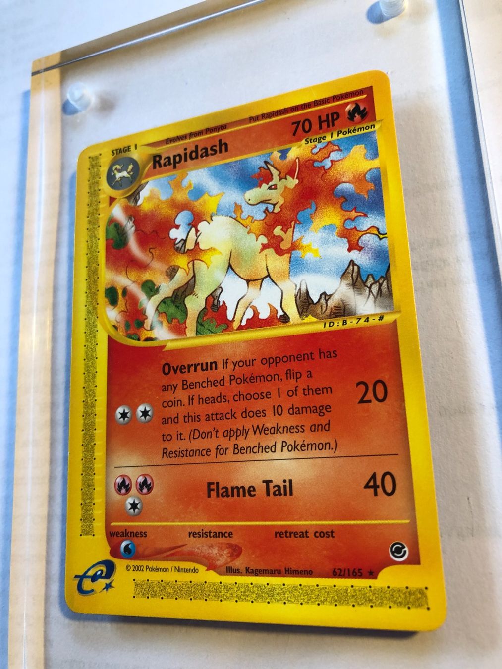 Sammelbilder & Trading cards: Rapidash (rare) Expedition - MINT - ab 1.- – Gebraucht aus Giubiasco von dan_pr8b 2