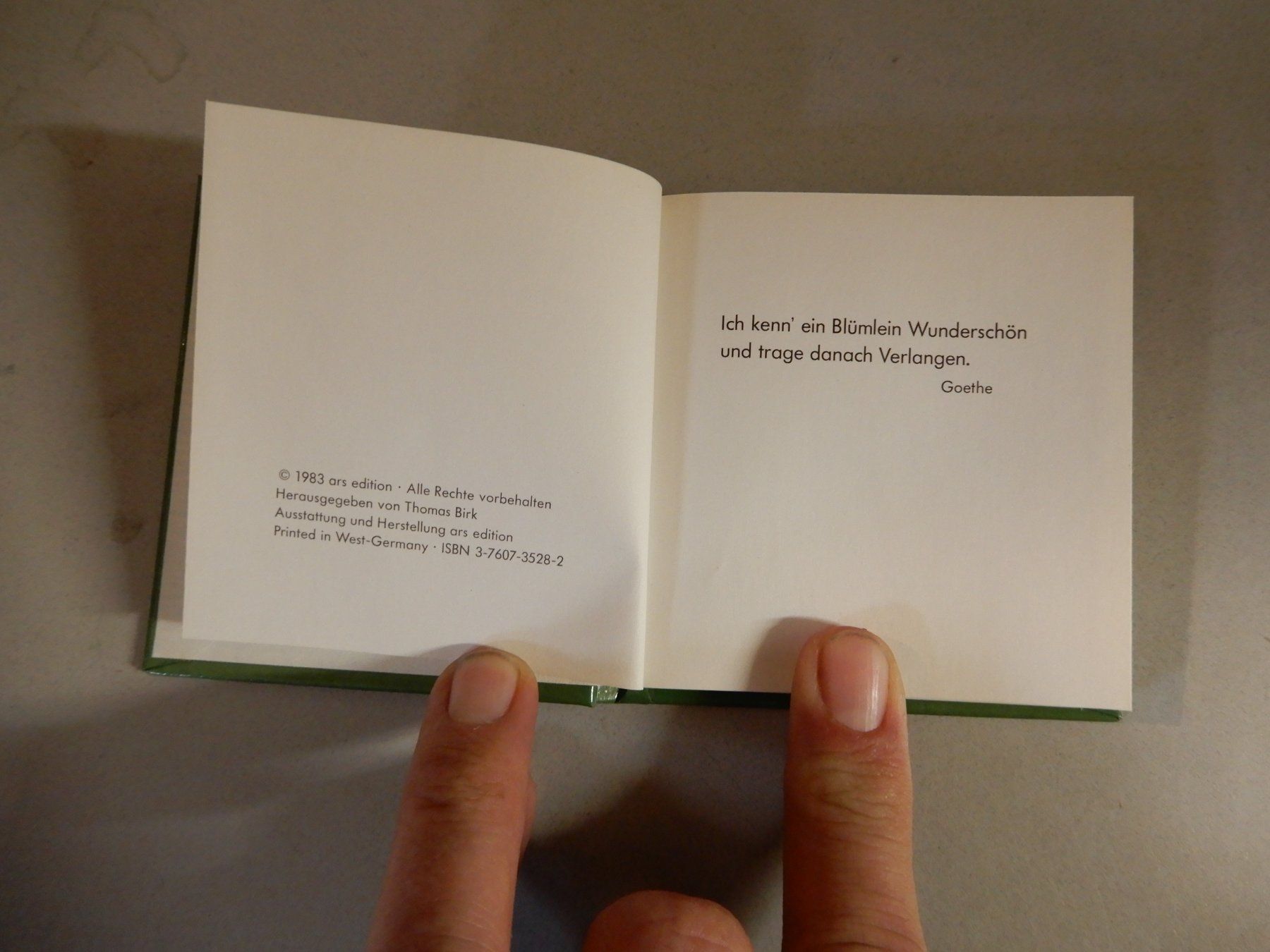 Libri: Blumenkinder - Die kleine Freude - ars edition Buch – Usato da Erstfeld venduto da Mario_boe0 2