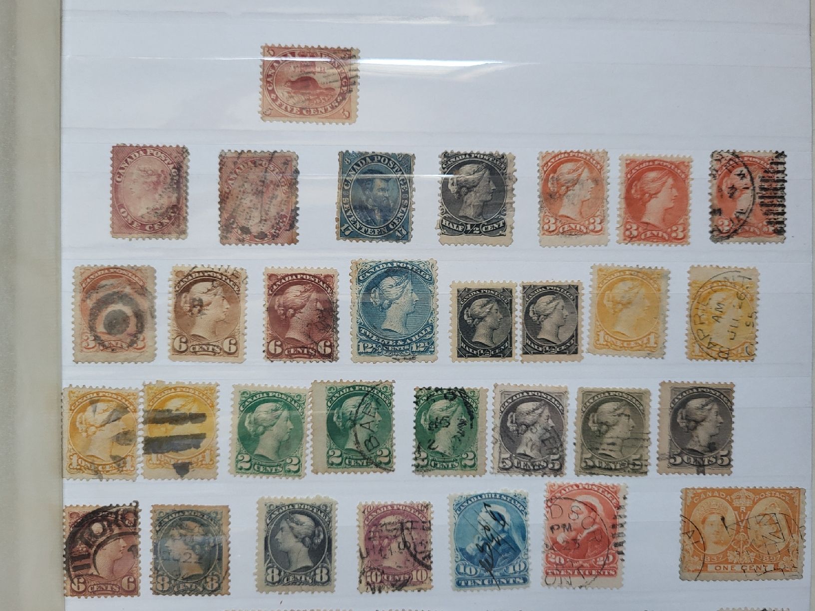 Tutti i francobolli: Kleinlot Kanada ab 1859-64 – Usato da stäfa venduto da brandy66 7