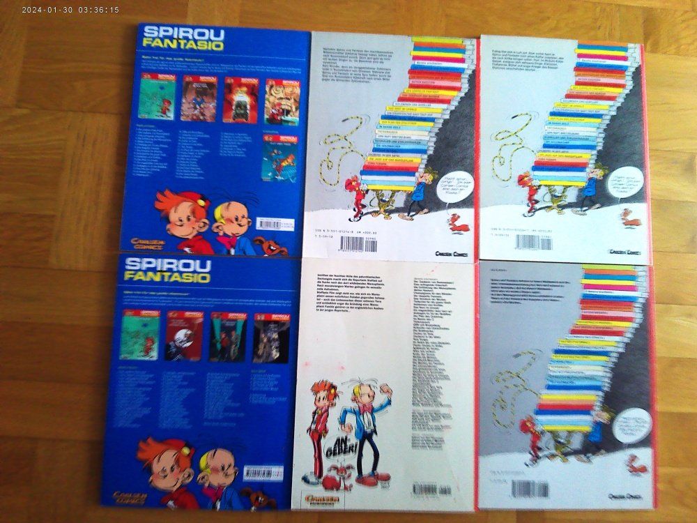 Fumetti: Spirou & Fantasio Comics - 6 x Bände - CARLSEN COMIC – Usato da Volketswil venduto da nemo2000 1