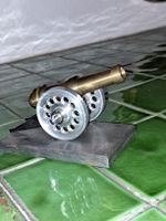 Miniatur Kanone aus Metall - Deko für Sammler/Messing