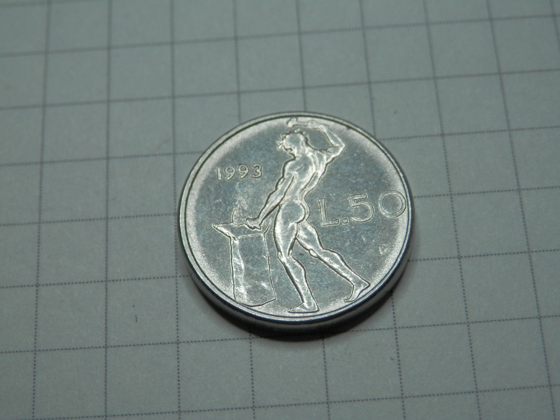 Tutti le monete: Italien 50 Lire, 1993 – Usato da Weiach venduto da weiach81