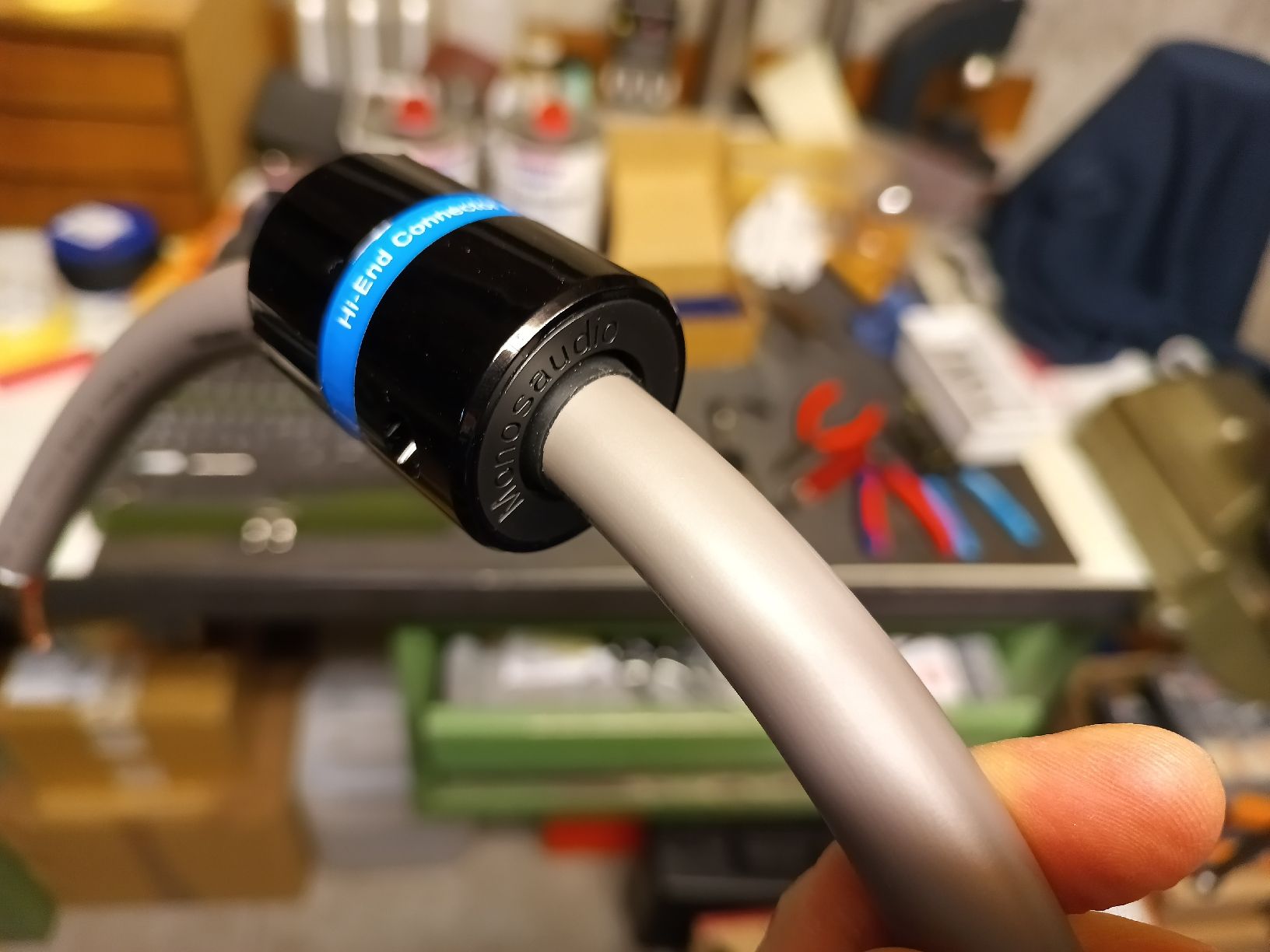 Cavi: Highend OCC Massivleiter Teflon Netzkabel – Nuovo e nell'imballaggio originale da Rosshäusern venduto da HighendSolutions 2