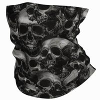 ☠️ 🩶Vintage Halswärmer mit Totenkopf – Rockiger Style! 🩶☠️