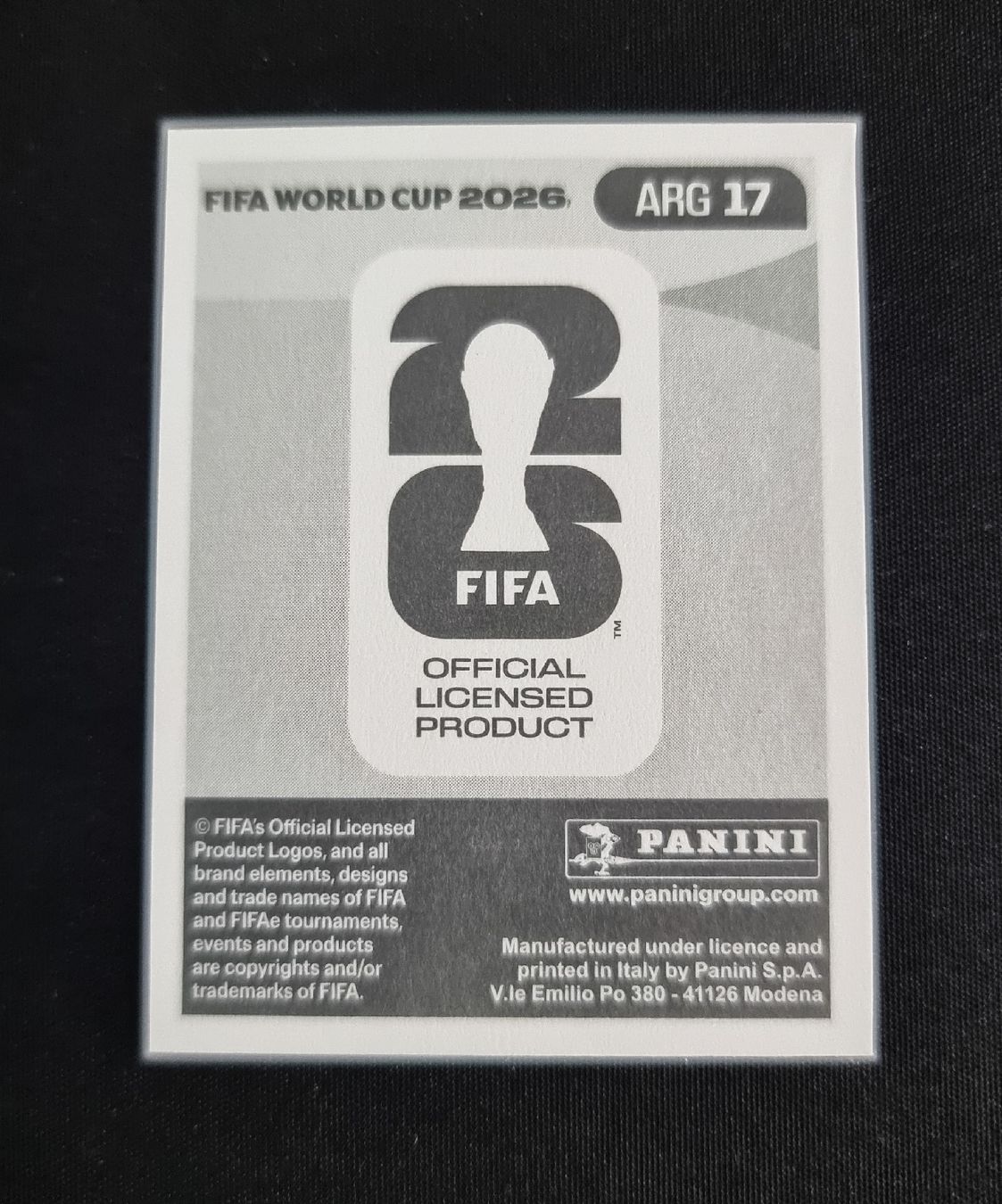 Panini Carte collezionabili: Lionel Messi Panini US Edition World Cup 26 – Nuovo (secondo la descrizione) da Worben venduto da fxa_g2dm 1