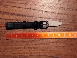 12mm Bracelet de montre en cuir