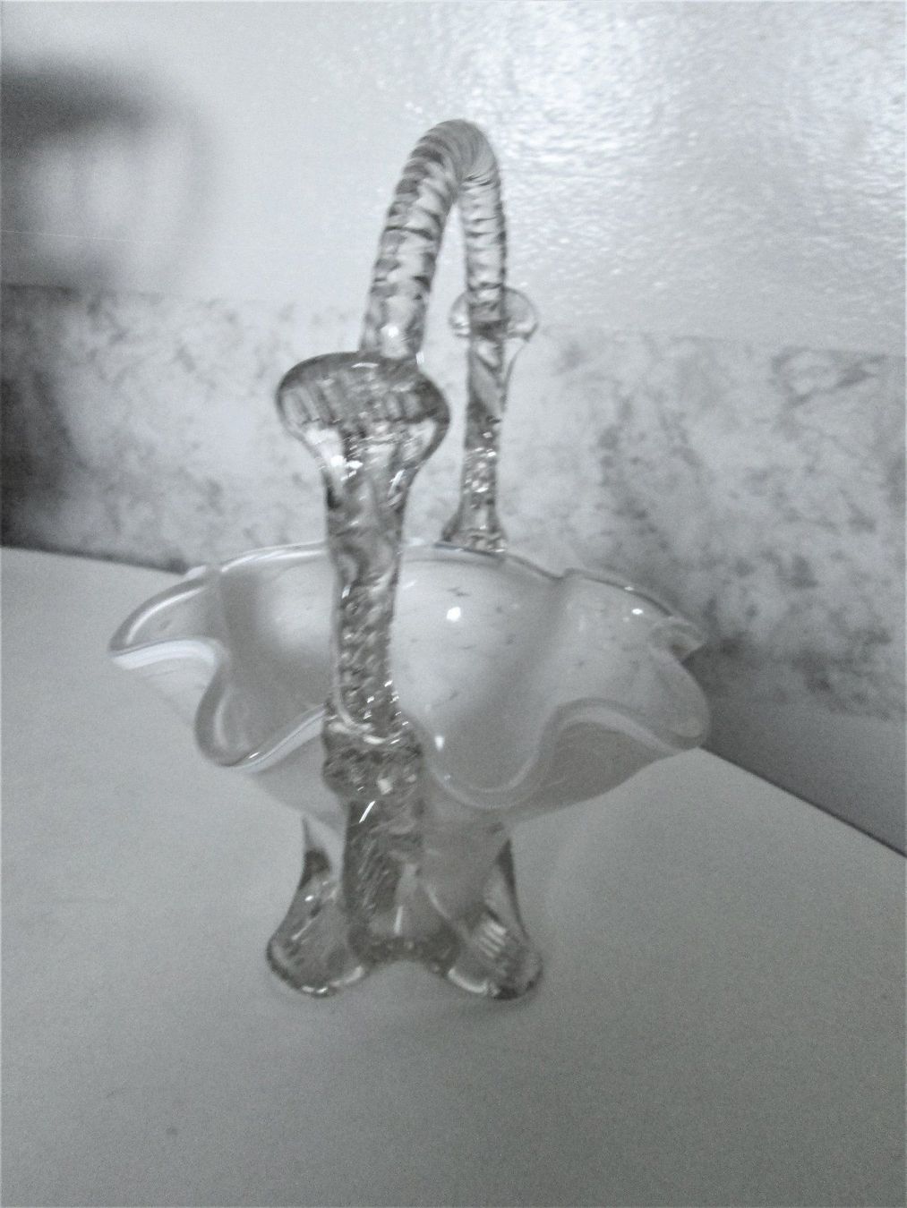Tutte le decorazioni: Korb aus Glas – Usato da Sementina venduto da babucia 2