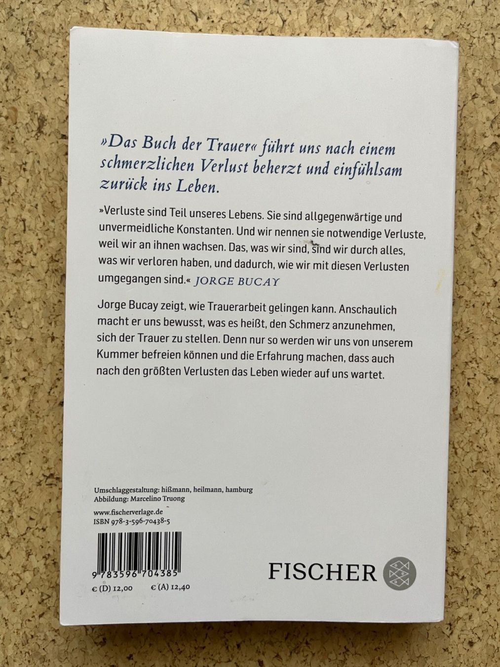 Libri: Taschenbuch "Das Buch der Trauer", Jorge Bucay – Usato da Grosswangen venduto da Vita500 1