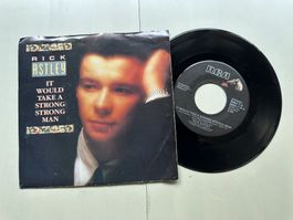 RICK ASTLEY tolle Single It would take a strong  Kult 80's