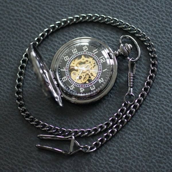 Orologi: Steampunk Skeleton Taschenuhr Flower – Nuovo (secondo la descrizione) da Schwanden GL venduto da UHRKNALL