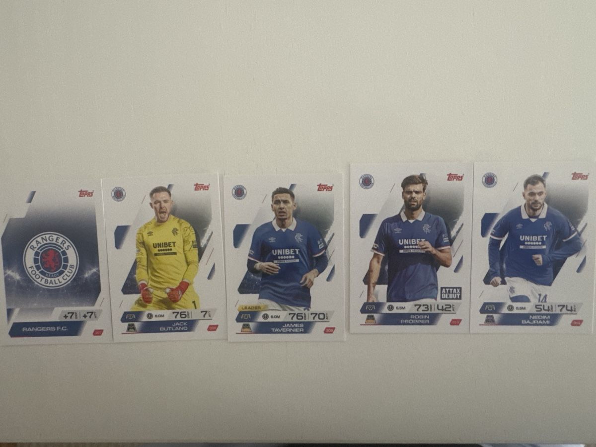 Topps Carte collezionabili: Match Attax 25/26 Rangers – Nuovo (secondo la descrizione) da Wettingen venduto da dja_b7xn