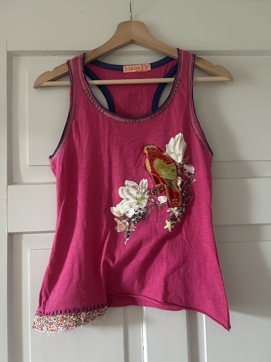 T-shirt: Louise KD Sommer-Top mit Vogel, Grösse M – Usato da Frauenfeld venduto da jae_vs6j